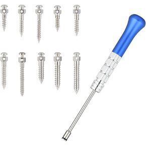 Micro Im/plant Screw Kit, 10Pcs Micro Anchorage Screws and Stainless Steel Screwdriver Wrench, Detachable Design for Teaching Applications HZKD-01 in Kuwait