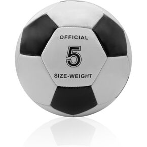 VerdeFlow Soccer Ball Size 5 Match Grade PVC Machine Stitched Football for Adults & Beginners Consistent Touch for Dribbling Shooting & Aerial Passes Indoor/Outdoor Use in Saudi Arabia
