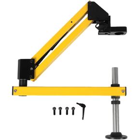 Pneumatic Tapping Machine Arm Aluminum Alloy Base Tapping Machine High Strength Handheld Hardware Tool V-Shaped Clamp Makes Easy to Mount Tools of Various Size in Kuwait