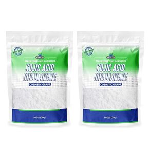 Kojic Acid Dipalmitate Powder – Cosmetic Grade – 30 g / 1.05 oz (Pack of 2) - Oil-Soluble Active for Skincare and DIY Cosmetic Formulations in Kuwait