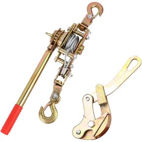 Rope Grip Puller Hand Winch Cable Heavy Duty High Strength Tightener Cord Pulling Tool for Truck Construction, 1 Ton in Kuwait