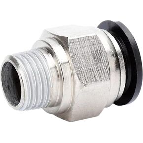 Pneumatic Fittings PC 4 6 8 10 12mm Thread -M5 1/8 1/4 3/8 1/2 01 02 Tube Connection 100Pcs(PC6-M5) in Saudi Arabia