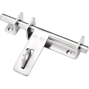 Sliding Door Lock, Bolt, with Solid Heavy Duty Steel,Brushed Finish Locks for Doors and Window in Kuwait