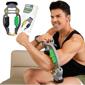 HOTWAVE Arm Massager for Pain Relief & Recovery, Adjustable Foam Roller, Trigger Point Muscle Roller for Calves&Forearm, Wrist Massager, Tennis&Golfers Elbow Pain Release in Kuwait