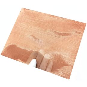 Amradield 4 Pack Pure Copper Mesh 9.8"x9.8" for Grounding Influence Signal 200 Dense Filter Screen Woven Crafts Window Protection for Air Vents Metal Mesh Sheet for Hole Blocking Insect Away in Kuwait