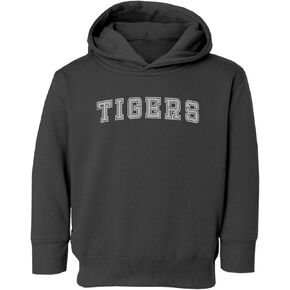 Vintage Tigers Name Varsity Style Team Pride Toddler Hooded Sweatshirt in Saudi Arabia