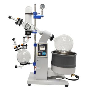 5L Rotary Evaporator Rotavapor, Motorized Lifting Lab Rotavapor, with Intelligent Temperature Control System, Stepless Speed Regulation Vacuum Vaporizer for Efficient Evaporation of Solvents in Kuwait