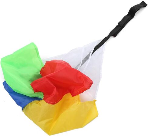 Resistance Umbrella, Safe Non Training Parachute with Adjustable Webbing, for Track and Field Cycling Skating Swimming Sports in Saudi Arabia