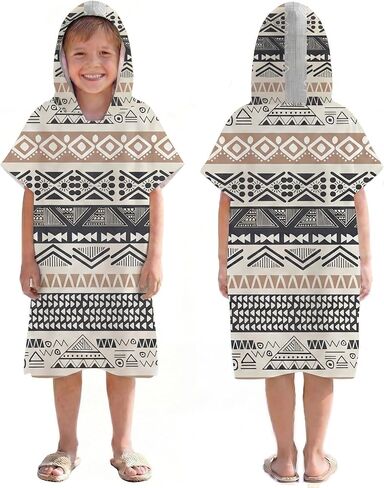 Quick Dry Surf Poncho Changing Towel Robe Hoodie for Adults Men Women,Microfiber Swimming Beach Surfing Diving Home Hot Springs Bathing Parka in Kuwait