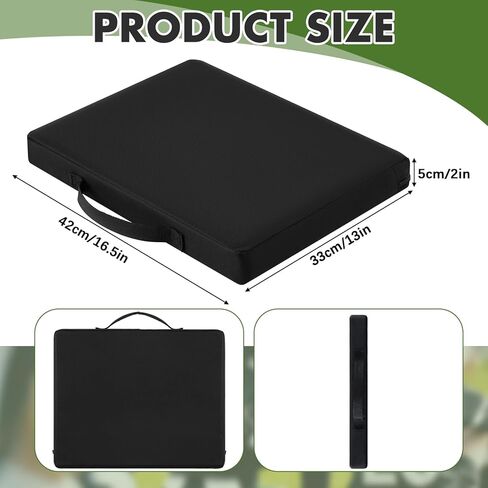 Wenqik 2/6 Pcs Stadium Seat Cushions Waterproof 2 Inches Thick Bleacher Cushions with Handle Portable Lightweight High Resilience Sponge for Sports Outdoor Events Office in Saudi Arabia