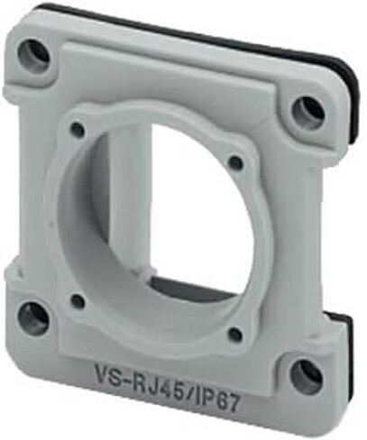 1689080، إطار تركيب لوحة RJ45، للاستخدام مع فتحة اللوحة المربعة ذات المقبس المعياري in Kuwait