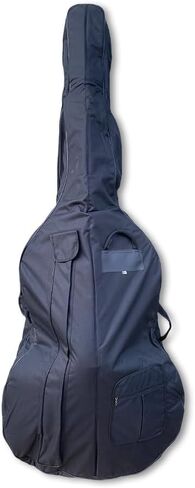 3/4 Size Upright Double Bass Gig Bag - 600D Nylon Waterproof Raincoat Design for String Instruments in Kuwait