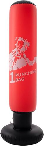 حقيبة اللكم قابلة للنفخ حديقة قابلة للنفخ للأطفال ، حقيبة ملاكمة 64 بوصة لممارسة الكاراتيه والتايكوندو in Kuwait