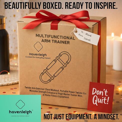 Adjustable Chest Expander & Twister Arm Trainer, Heavy-Duty Resistance Bar for Upper Body, Chest, Biceps, Triceps, Forearm Workout, at Home Gym Strength Training Equipment (60–120 lb) in Kuwait