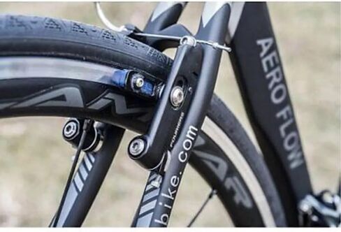 Laminar FOURIERS BR-S005 Direct Mount Aero V-Brake Set for Giant Propel, Black, AL6061-T6 3D Forged, 256g (F+R), Fits Road Bike, 25mm Tires in Saudi Arabia