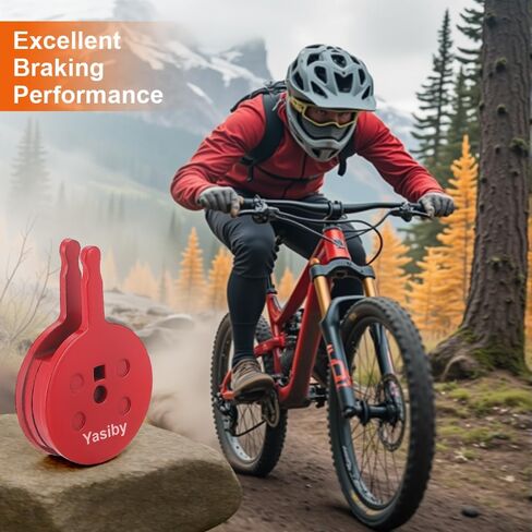 وسادات فرامل الدراجة، 4 أزواج من وسادات فرامل الأقراص عالية الأداء مع أدوات التثبيت، وسادات فرامل دراجة MTB ممتازة شبه معدنية وعضوية من الراتنج لـ SRAM Avid Mechanical BB5، PROMAX DC710/DC720/DC913 in Kuwait