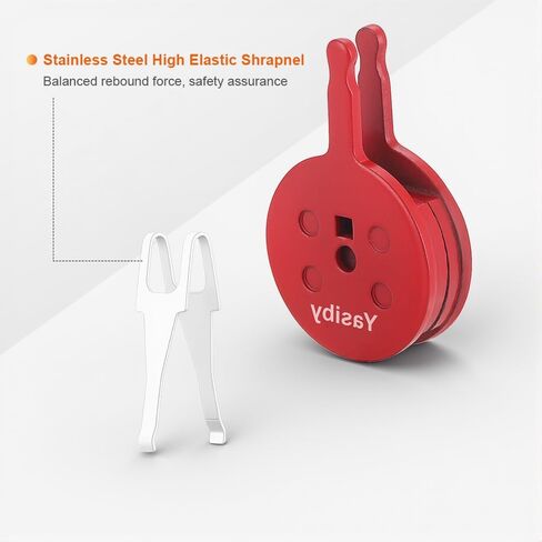 وسادات فرامل الدراجة، 4 أزواج من وسادات فرامل الأقراص عالية الأداء مع أدوات التثبيت، وسادات فرامل دراجة MTB ممتازة شبه معدنية وعضوية من الراتنج لـ SRAM Avid Mechanical BB5، PROMAX DC710/DC720/DC913 in Kuwait