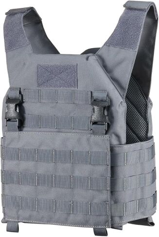 Lancer Tactical Lightweight Adaptive Recon Airsoft Tactical Vest - (Grey) in Kuwait