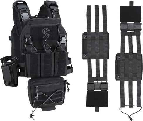 MGFLASHFORCE Tactical Airsoft Vest & Quick Release Cummerbund in Kuwait