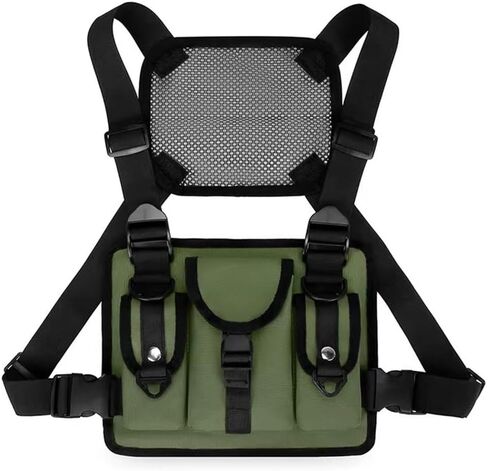Outdoor Chest Bag Men's Workwear Hip-Hop Outdoor Sports Cycling Chest Bag for Workouts and Running in Saudi Arabia