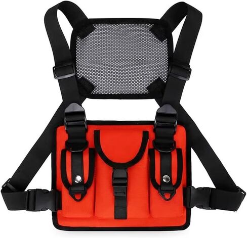 Outdoor Chest Bag Men's Workwear Hip-Hop Outdoor Sports Cycling Chest Bag for Workouts and Running in Saudi Arabia
