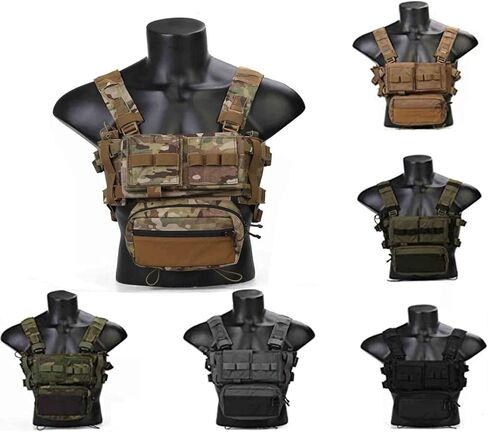 MK3 Modular Lightweight Chest Rig Micro Fight Chissis 5.56 Mag Pouch in Kuwait
