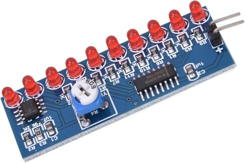 YUYTE 2 Pcs NE555 CD4017 LED Chaser Water Flowing Light Module, DIY Electronic Circuit Kit with Adjustable Speed, for Clock Generation and Decimal Counter Circuit in Saudi Arabia
