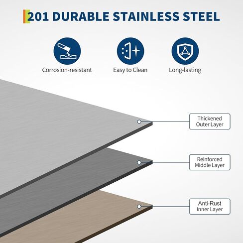 طاولة إعداد من الفولاذ المقاوم للصدأ بطبقتين، طاولة عمل مطبخ معدنية شديدة التحمل معتمدة من NSF مقاس 60 × 24 بوصة مع رف قابل للتعديل، سعة 900 رطل، طاولة عمل تجارية للفنادق والمطاعم in Kuwait