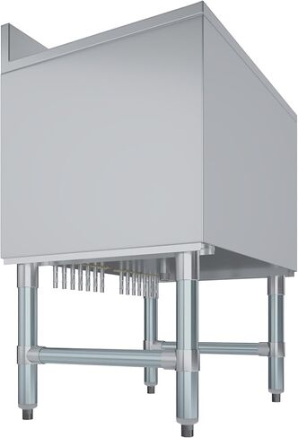 AmGood 18.5 in. x 24 in. x 30 in. Freestanding Stainless Steel Ice Bin with 7-Circuit Cast Aluminum Cold Plate in Saudi Arabia