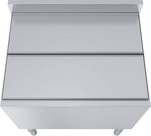AmGood 18.5 in. x 24 in. x 30 in. Freestanding Stainless Steel Ice Bin with 7-Circuit Cast Aluminum Cold Plate in Saudi Arabia
