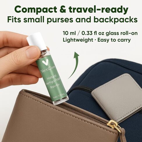 VertiClear Vertigo Ease Oil Roll-On,Verticlear Roll on Aromatherapy Roller with Lavender, Frankincense, Peppermint, Ginger & Eucalyptus, Pocket-Size 10 ml for Daily Use (2) in Saudi Arabia