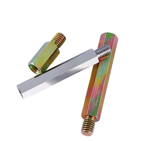 M2 M3 M4 M5 M6 M8 الزنك الكربون الصلب ذكر أنثى عرافة المواجهة عمود PCB اللوحة جبل مسدس فاصل (25 مللي متر) in Kuwait