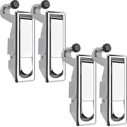 قفل مزلاج الضغط، قطعتان من مزلاج الزناد المتدفق من سبائك الزنك، زر ضغط رافعة قابلة للتعديل تعمل يدويًا من أجل فتحات القوارب البحرية وخزانات العبوات الكهربائية، عبوتان (3.4 بوصة × 1 بوصة) in Kuwait