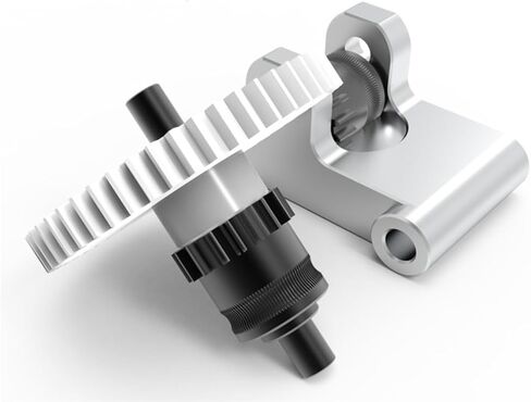 AD5M Extruder Gear AD5M Accessories Adventurer 5M Pro Upgrade Nano -Coating Gear Kit Integraded Shaft CNC Skeletonized Straight POM-Gears for Direct Drive in Kuwait