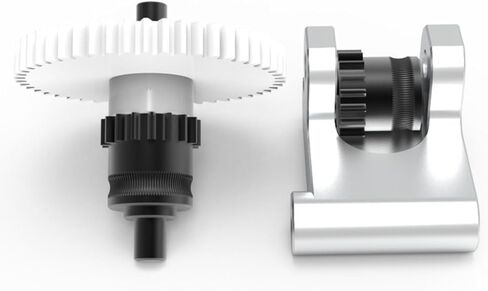 AD5M Extruder Gear AD5M Accessories Adventurer 5M Pro Upgrade Nano -Coating Gear Kit Integraded Shaft CNC Skeletonized Straight POM-Gears for Direct Drive in Kuwait