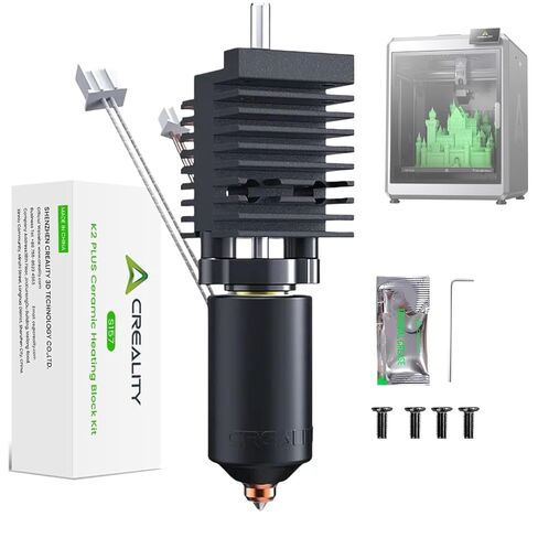 K2 Ceramic Heating Block Kit K2 Extruder Upgrade for Creality K2 Plus Heating Block for Creality K2 Plus Hotend, K2 Unicorn, Quick Swap Nozzle for Creality K2 0.4 Nozzle 350°C in Kuwait