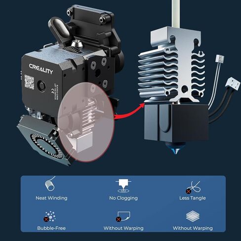 Ender 3 V3 SE Hotend Upgrade Hotend V3 SE Hot End for Creality Ender 3 V3 SE Hot Ends, Ender 3 V3 SE Hot End Assembly, 260℃ High-Temperature Resistance Hotend, 250mm/s High-Speed in Kuwait