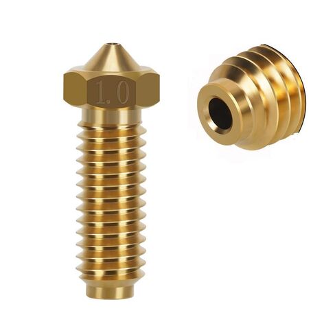 Kobra 3 Brass Nozzle-0.2-1.0mm Multi-Size Upgrade High Flow Volcano Nozzle,High Temperature High Hardness Wear Resistant Nozzle for Anycubic Kobra 3 Nozzle Hot End Kit (0.2mm) in Kuwait