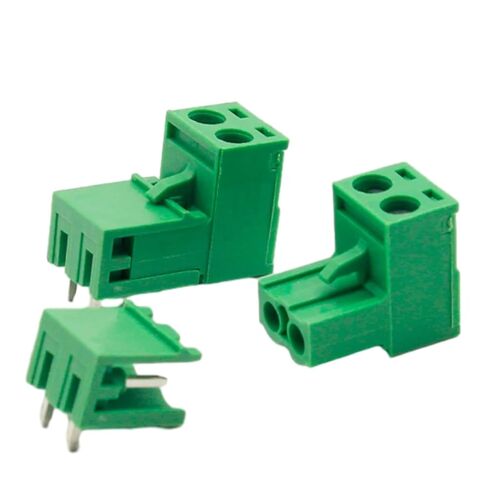 fengpeng 10 Sets ht5.08 2pin Right Angle Terminal Plug Type 300V 10A 5.08mm Pitch Connector PCB Screw Terminal Block in Kuwait