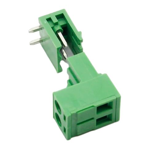fengpeng 10 Sets ht5.08 2pin Right Angle Terminal Plug Type 300V 10A 5.08mm Pitch Connector PCB Screw Terminal Block in Kuwait