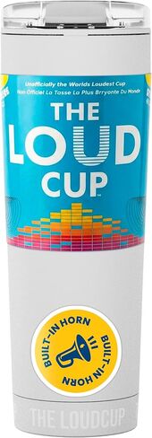The Loudcup Tumbler + Stadium Horn - كوب معزول قابلة لإعادة الاستخدام زجاجة قهوة سفر سفر - عوالم أعلى كوب ليوم اللعبة in Saudi Arabia