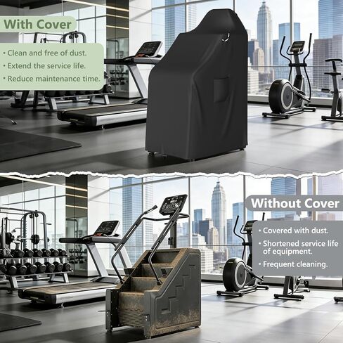 COSHNIBI Stair Stepper Machine Cover,Heavy Duty Waterproof Stair Climber Covers for Most Stair Stepper Machine,Exercise Machine Cover for Home Gym Exercise Indoor & Outdoor in Kuwait