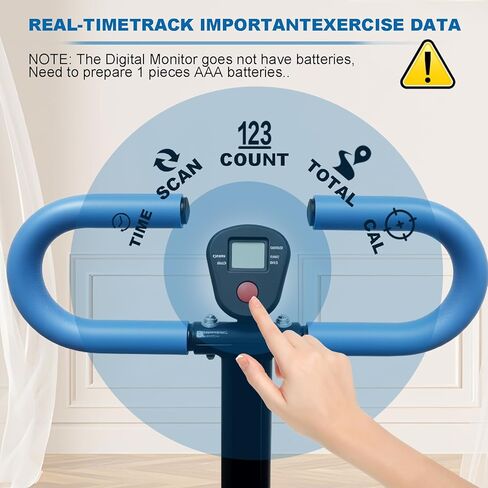 Stair Stepper for Home Vertical Climber, Foldable Full Body Exercise Aerobic Climbing Machines, Mountaineering Fitness Equipment with Adjustable Handles (Black) in Kuwait