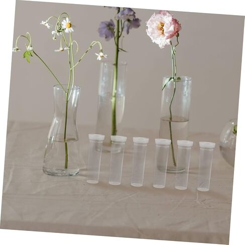 SUPVOX 50pcs Flower Culture Tubes for Fresh Flower Storage Floral Water Tubes for Carnations Roses Sunflowers Lightweight and Portable Watering in Saudi Arabia