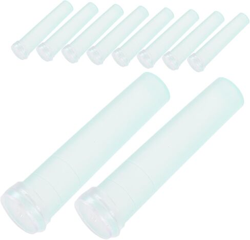 Sosoport 20pcs Nutrition Culture Water Floral Water Tubes Hinged Flower Vases Small Test Tube Flower Preservation in Saudi Arabia