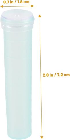 Sosoport 20pcs Nutrition Culture Water Floral Water Tubes Hinged Flower Vases Small Test Tube Flower Preservation in Saudi Arabia