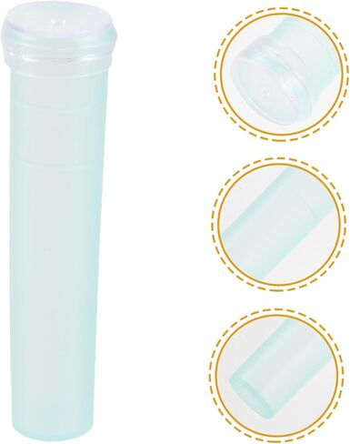 Sosoport 20pcs Nutrition Culture Water Floral Water Tubes Hinged Flower Vases Small Test Tube Flower Preservation in Saudi Arabia