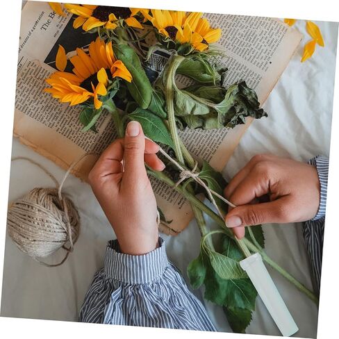 Sosoport 20pcs Nutrition Culture Water Floral Water Tubes Hinged Flower Vases Small Test Tube Flower Preservation in Saudi Arabia