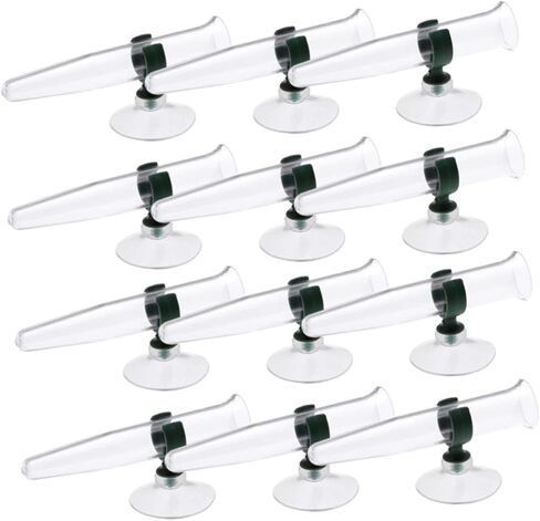 GANAZONO 16pcs Nutrition Flower Water Tubes Floral Water Vials Suction Cups for Plant Flowers in Saudi Arabia
