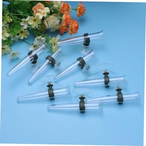 GANAZONO 16pcs Nutrition Flower Water Tubes Floral Water Vials Suction Cups for Plant Flowers in Saudi Arabia